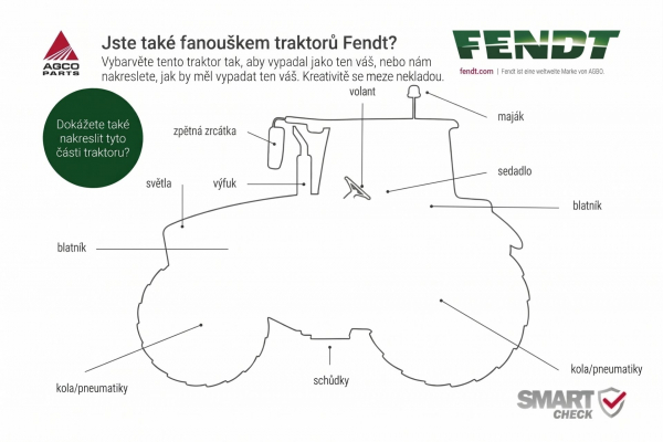 Fendt Colour this tractor CZ